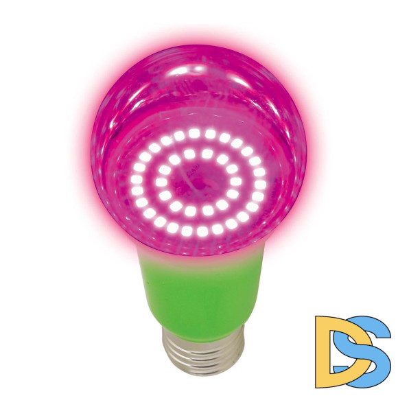 Лампа светодиодная для растений Uniel E27 15W прозрачная LED-A60-15W/SPSB/E27/CL PLP30GR UL-00004582