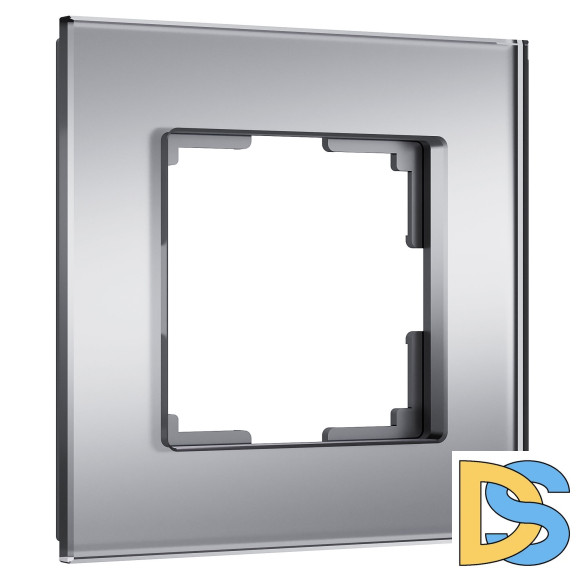 Рамка на 1 пост Werkel Senso (серебряный, стекло soft-touch) W0013106