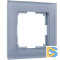 Рамка на 1 пост Werkel Favorit (серый,стекло) W0011115
