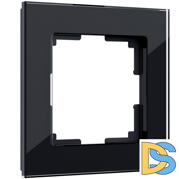 Рамка на 1 пост Werkel Favorit (черный,стекло) W0011108