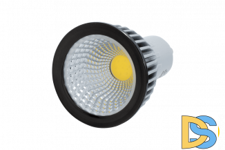 Лампа светодиодная серия LB MR16, 6 Вт, 4000К, цоколь GU10, цвет: Черный