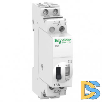 Импульсное реле Schneider Electric iTLI 16A 1НО+1НЗ 230В АС 50-60ГЦ 110В DC