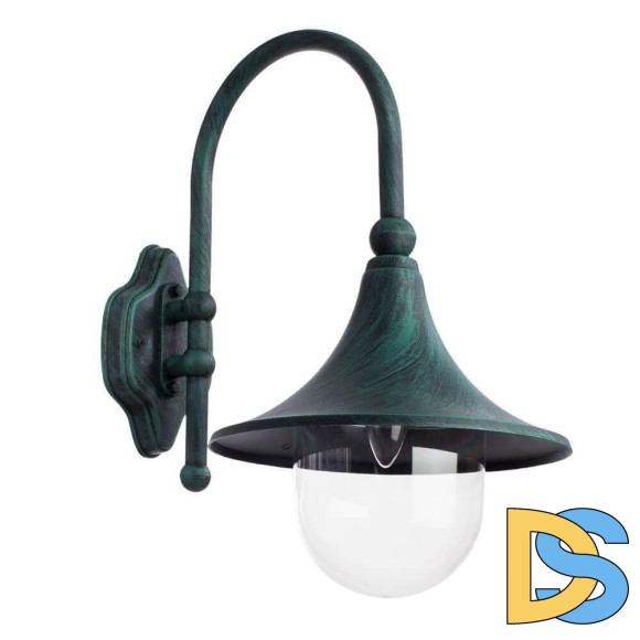 Уличный настенный светильник Arte Lamp Malaga A1082AL-1BG