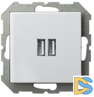 Зарядное устройство USB (A+A)3.4A EPSILON белый
