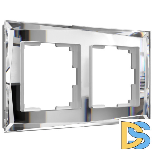 Рамка на 2 поста Werkel Diamant (зеркальный) W0021220