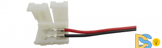 Коннектор для ленты 3528 для подключения к БП (ширина 8 мм,длина провода 15 см )