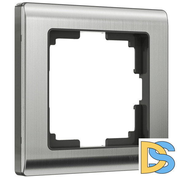 Рамка на 1 пост Werkel Metallic (глянцевый никель) W0011602