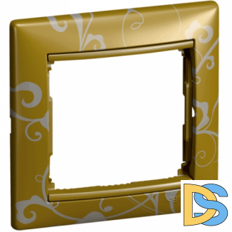 Рамка Legrand Valena 1-постовая золото барокко 770020