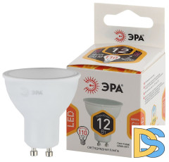 Лампа светодиодная Эра GU10 12W 2700K LED MR16-12W-827-GU10 Б0040889