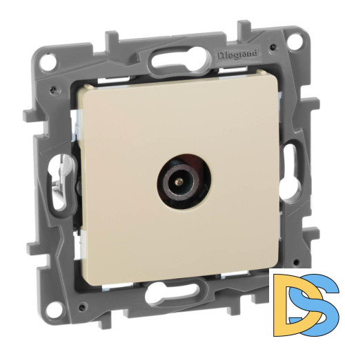 Розетка TV оконечная Legrand Etika слоновая кость 672365