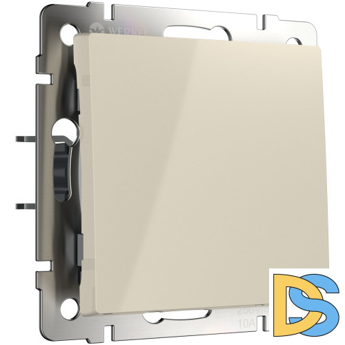 Выключатель одноклавишный Werkel (слоновая кость) W1110003