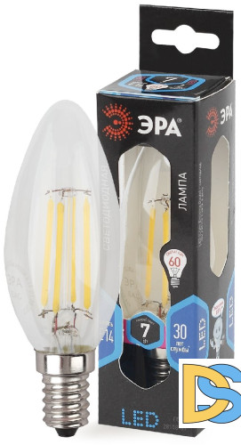 Лампа светодиодная Эра E14 7W 4000K F-LED B35-7W-840-E14 Б0027943