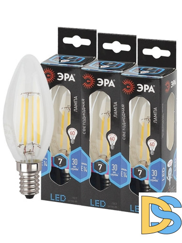 Лампа светодиодная Эра E14 7W 4000K F-LED B35-7W-840-E14 Б0027943