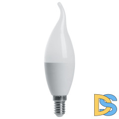 Лампа светодиодная Feron LB-970 Свеча на ветру E14 13W 6400K 38114