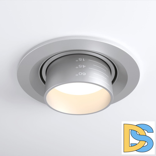 Встраиваемый светодиодный светильник Elektrostandard 9920 LED 15W 4200K серебро 4690389162909