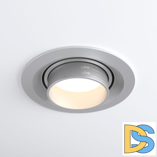 Встраиваемый светодиодный светильник Elektrostandard 9920 LED 15W 4200K серебро 4690389162909