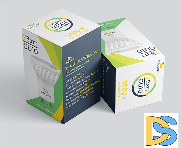 Светодиодная лампа Italline TP GU10/7W/3000K