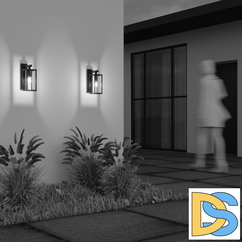 Уличный настенный светильник Maytoni Cell O452WL-01GF1