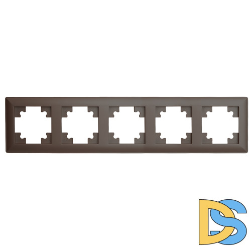 Рамка пятиместная Stekker PFR00-7005-04 Катрин 39821