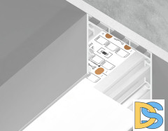 Алюминиевый профиль Ambrella Light Profile System GP2550WH