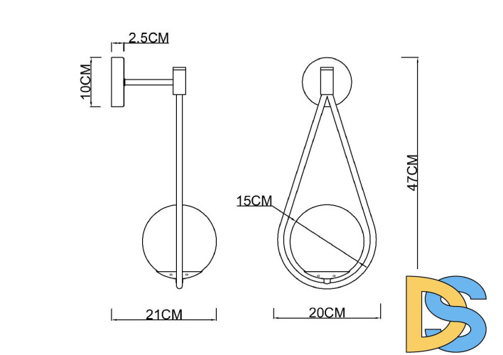 Бра Arte Lamp Matisse A7765AP-1BK