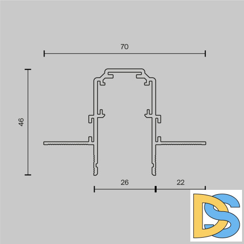 Шинопровод Maytoni Magnetic track system Exility TRX034-422.12B