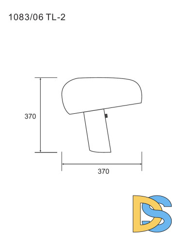 Настольная лампа Divinare Denton 1083/06 TL-2