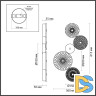 Настенный светильник Odeon Light Caramella 5416/26WL