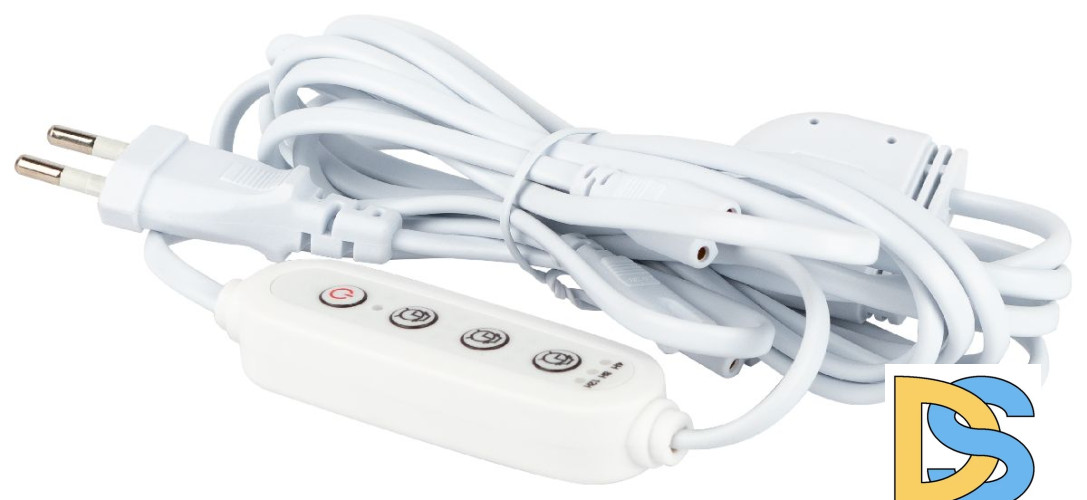 Разветвитель сетевой для линейных светильников Эра 3х IEC C7 2pin+timer (4/8/12 H) 2 м Б0066933