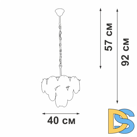 Подвесная люстра Vitaluce V5889-8/5