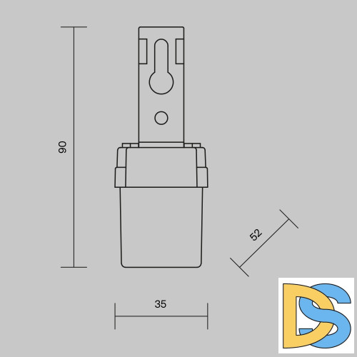 Датчики движения и освещенности 1200Вт Maytoni SL-01