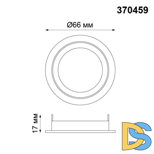 Кольцо крепежное Novotech Mecano 370459