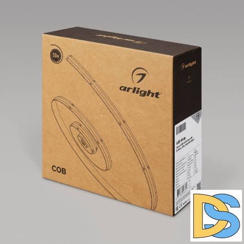 Светодиодная лента Arlight COB-X320-8mm 48V Warm3000 (8 W/m, IP20, 50m PRO REEL) 043244
