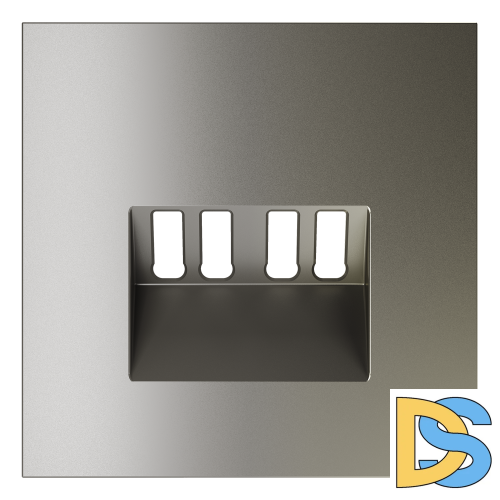 Накладка для розетки акустической 4-местной , S70 (шелк)