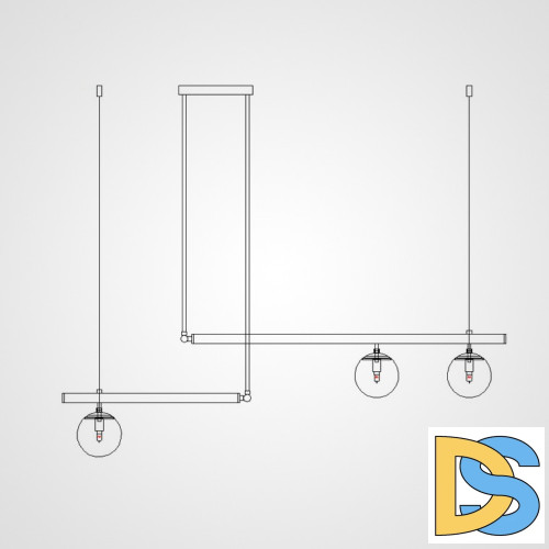 Подвесной светильник ImperiumLoft Barra 204154-26