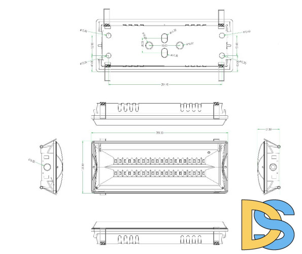 Аварийный светильник Эра DPA-301-0-65 Б0044405