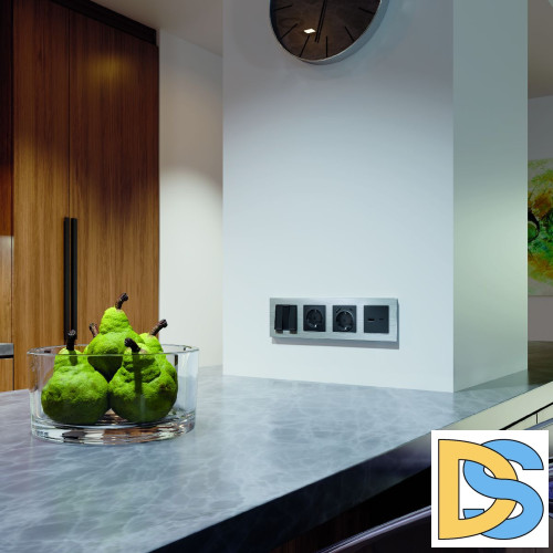 Лицевая панель для выключателя трехклавишного Ambrella Volt Alfa AP9050