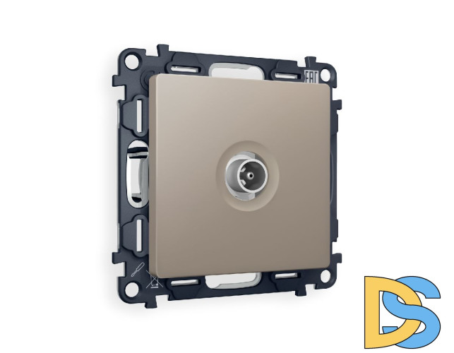 Комплект механизма TV розетки оконечной 50-870 MHz 1dB Ambrella Volt Alfa MA373010