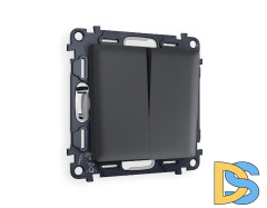 Комплект механизма 2-кл проходного выключателя Ambrella Volt Alfa MA903020