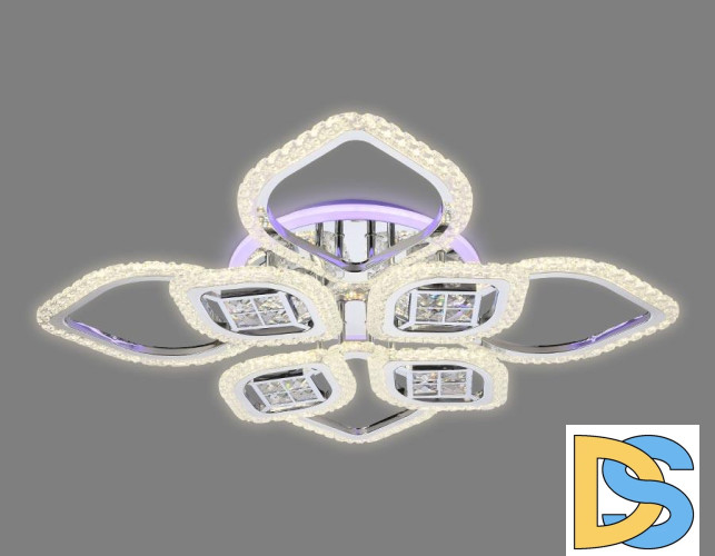 Потолочная светодиодная люстра Ambrella Light Acrylica Ice FA283