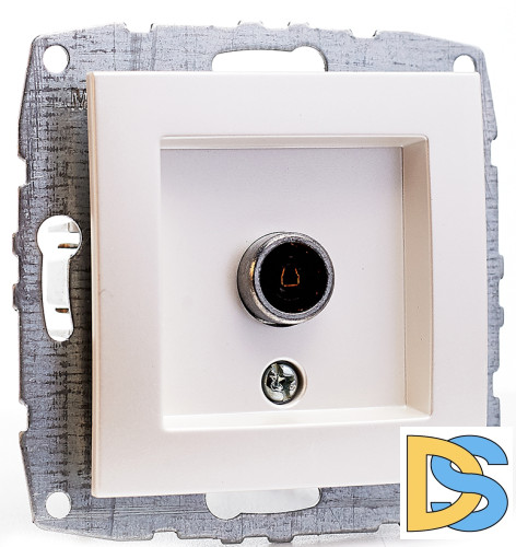 Розетка TV проходная Mono Electric Despina-Larissa жемчуг 500-002505-137