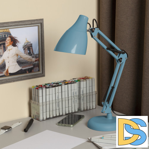 Настольная лампа Эра N-123-E27-40W-LBU Б0052755