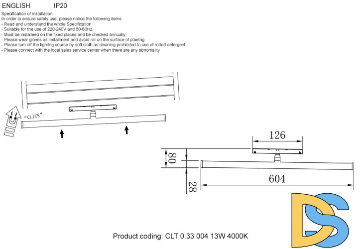 Трековый магнитный светильник Crystal Lux CLT 0.33 004 13W WH 4000K