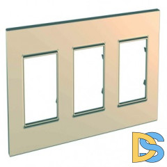 Рамка 3-ая (тройная), Медь (пластик), серия Unica, Schneider Electric