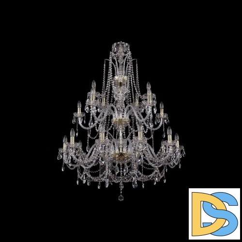 Подвесная люстра Bohemia Ivele Crystal 1411/10+5+5/360/2d G