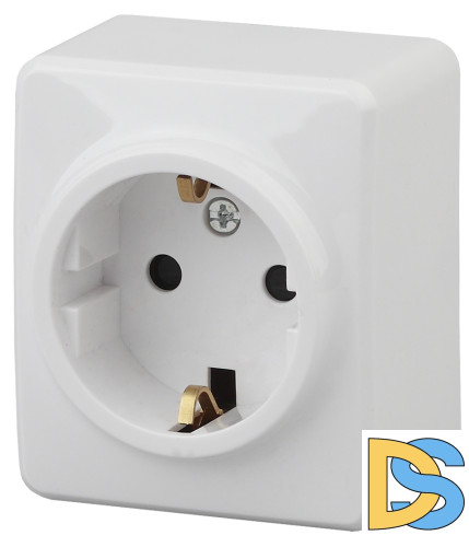 Розетка 2P+E Schuko Эра 11-2203-01 Б0020685