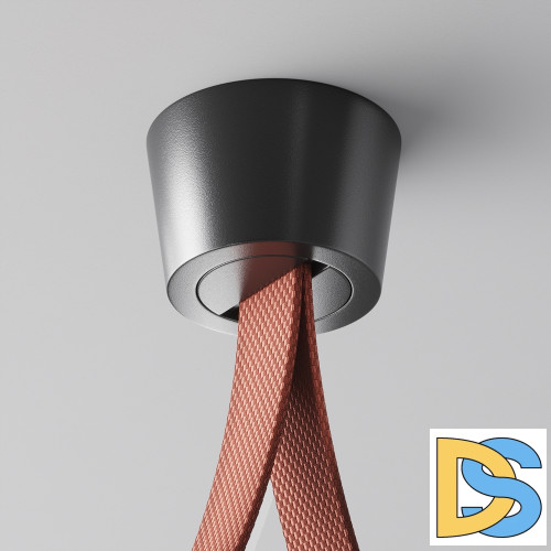 Потолочная чаша накладная с коннектором питания Maytoni Pendant system Parity TRA130RSC-1B