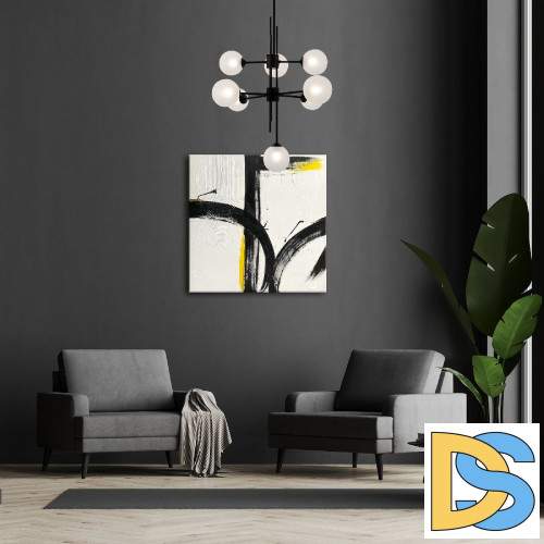 Люстра на штанге Eurosvet Volver 50383 черный a066795