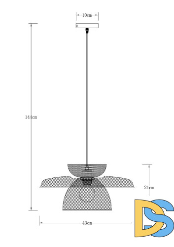 Подвесной светильник Arte Lamp Castello A7067SP-1BK