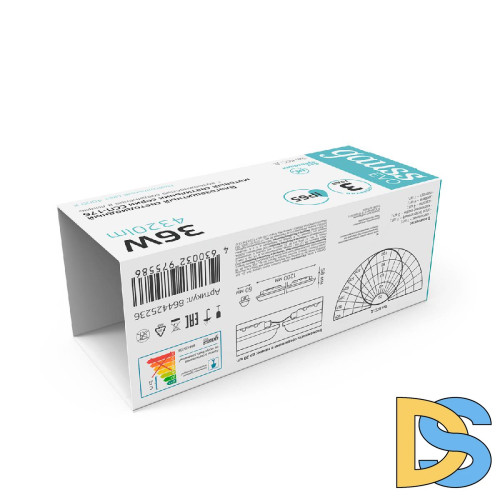 Настенно-потолочный светодиодный светильник Gauss ССП-176 Evo 864425236